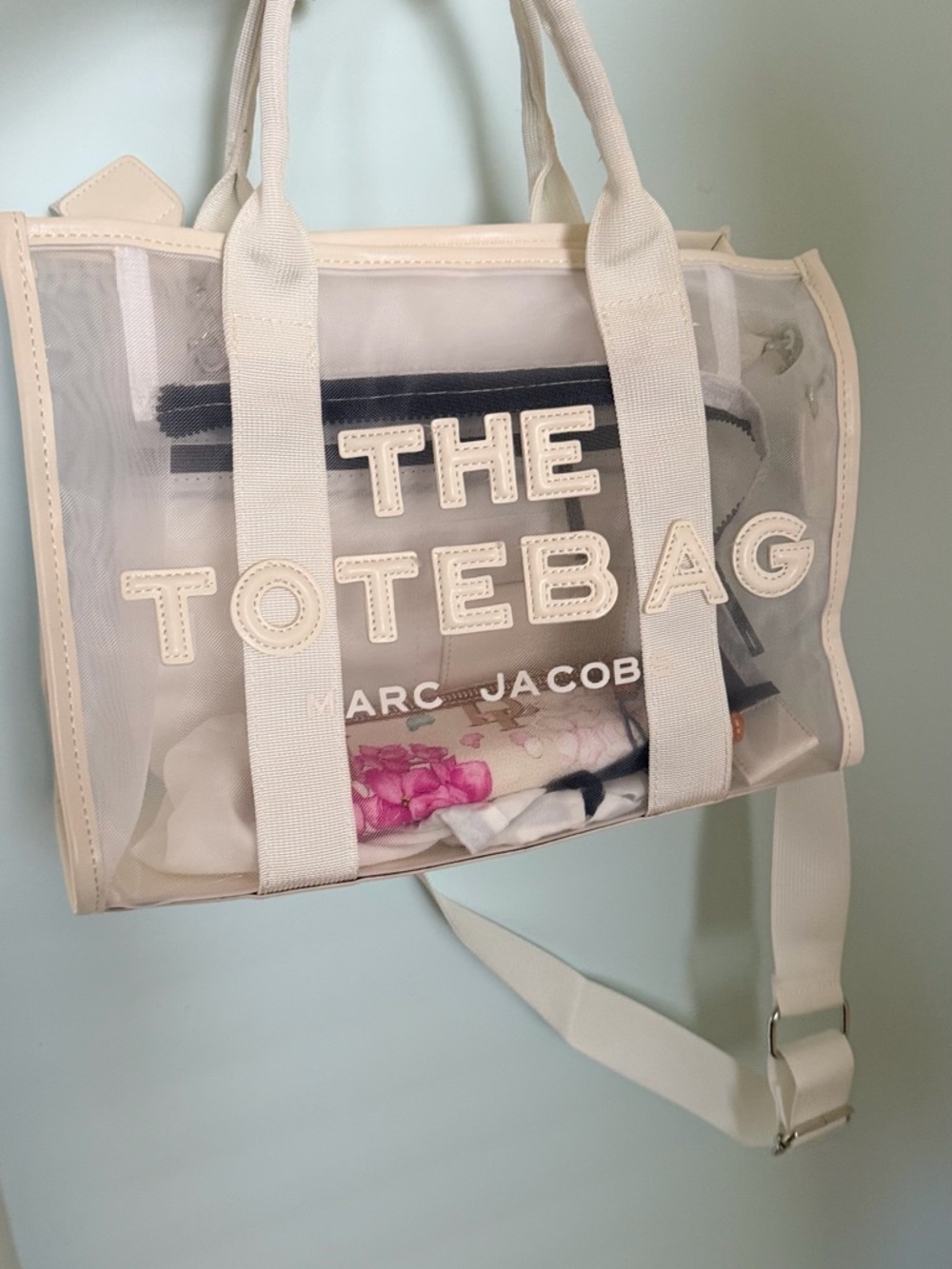 Nylon bag with strap